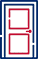 exterior doors icon