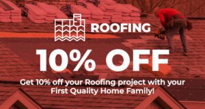 10% OFF Roofing Coupon