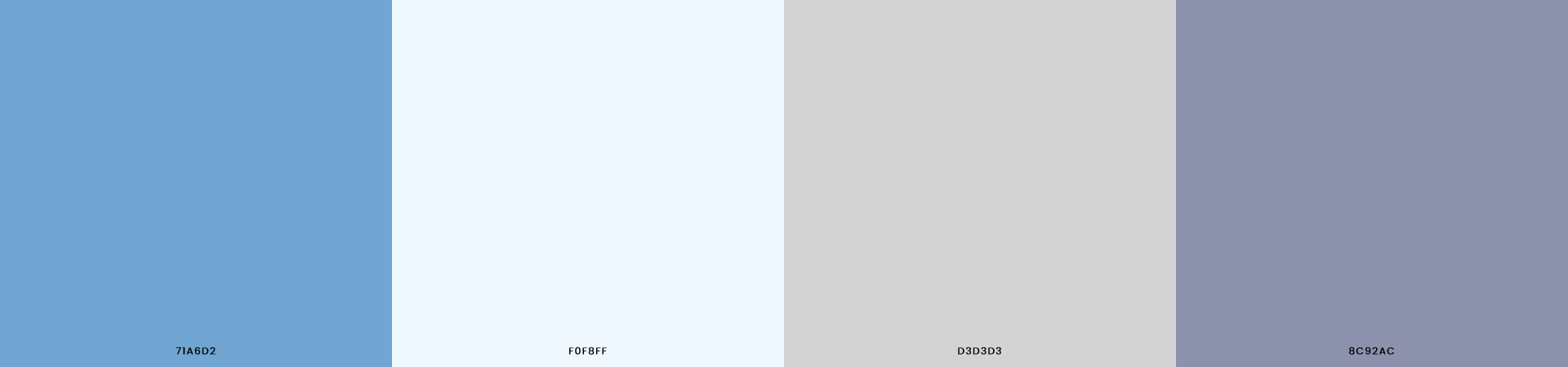 blue-grey color palate