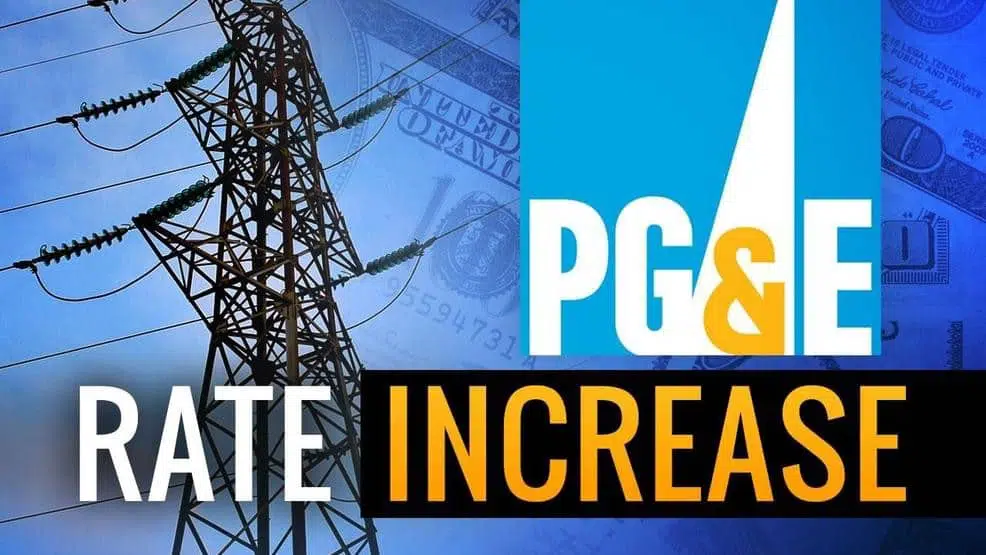 PG&E Rate Increase